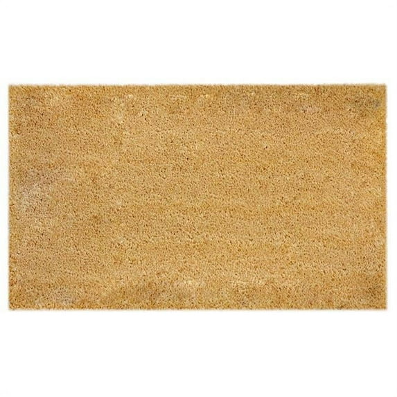 Transocean NTR12223712 Liora Manne Natura Solid Outdoor Mat, Natural - 18 x 30 in.