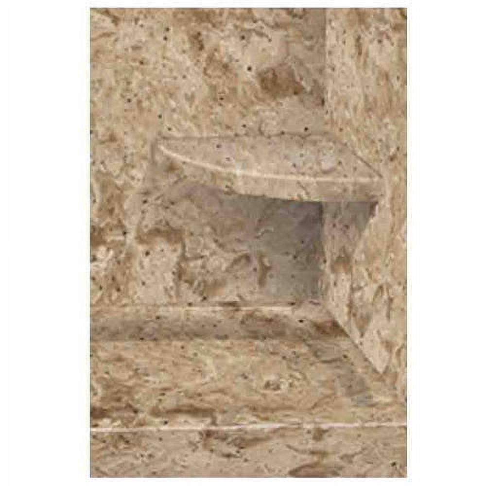 Transolid 14" x 14" Solid Surface WallMount Corner Shower Seat