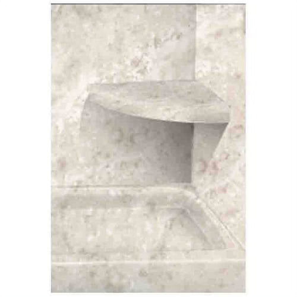 Transolid 14" x 14" Solid Surface WallMount Corner Shower Seat