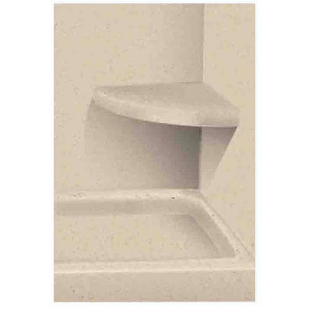 Transolid 14" x 14" Solid Surface WallMount Corner Shower Seat