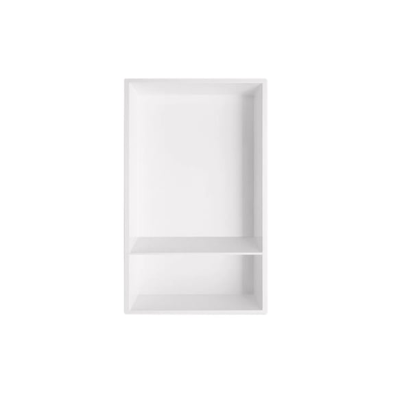 Inset Bookshelves Transolid 16 in x 3.5 in x 27 in Recessed SMC Shower Storage Caddy with ...