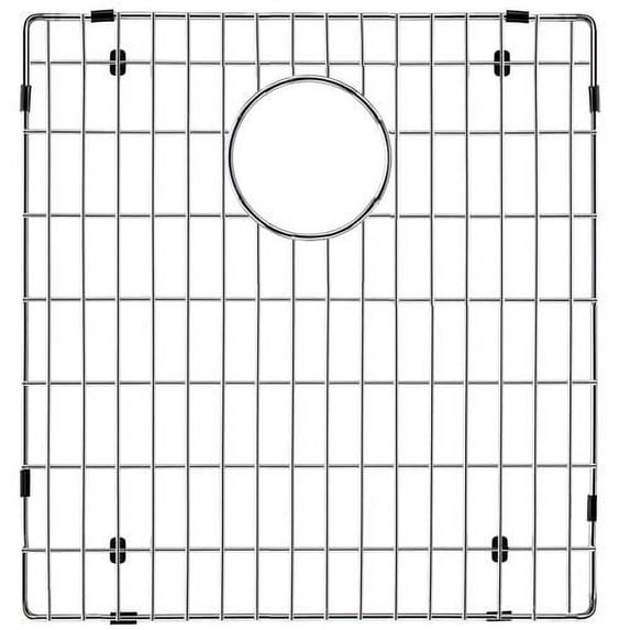transolid tsgrdj radius bottom sink grid, 15.39" l x 14.48" w x 1" h, stainless steel