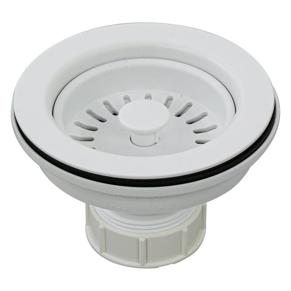 Transolid 2410-01 3.5-in Plastic Strainer in White