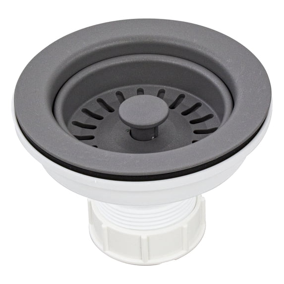 Transolid 2410-17 3.5-in Plastic Strainer in Grey