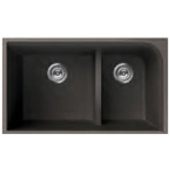 Transolid 31" x 18" Under Mount Dominica Ragusa Granite Kitchen Sink, Available in Various Colors