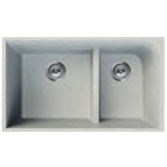 Transolid 31" x 18" Under Mount Dominica Ragusa Granite Kitchen Sink, Available in Various Colors