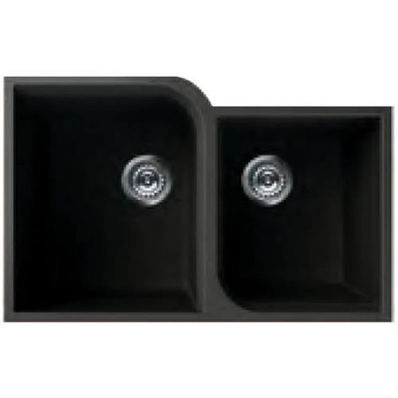 Transolid 31" x 20" Under Mount Dominica Ragusa Granite Kitchen Sink, Available in Various Colors