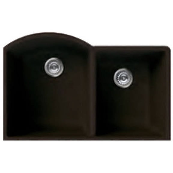 Transolid 31" x 20" Under Mount Genova Aversa Granite Kitchen Sink, Available in Various Colors