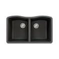 thumbnail image 1 of Transolid  Aversa Granite 32-in Undermount Kitchen Sink Black, 1 of 3