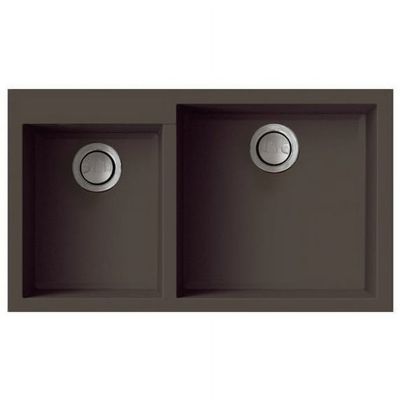 Transolid 33'' x 19'' Double Basin Undermount Kitchen Sink