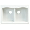 thumbnail image 1 of Transolid 33" x 22" Top Mount Aversa Granite Kitchen Sink, Available in Various Colors, 1 of 4