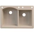 thumbnail image 1 of Transolid 33" x 22" Top Mount Aversa Granite Kitchen Sink, Available in Various Colors, 1 of 4