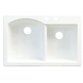 thumbnail image 1 of Transolid Aversa 33'' L x 22'' W Double Basin Drop-in Kitchen Sink, 1 of 2