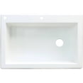 thumbnail image 1 of Transolid 33" x 22" Top Mount Radius Granite Kitchen Sink, Available in Various Colors, 1 of 4