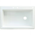 thumbnail image 1 of Transolid 33" x 22" Top Mount Radius Granite Kitchen Sink, Available in Various Colors, 1 of 4