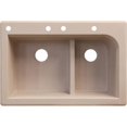 thumbnail image 1 of Transolid 33" x 22" Top Mount Radius Granite Kitchen Sink, Available in Various Colors, 1 of 4