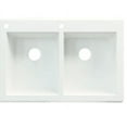 thumbnail image 1 of Transolid 33" x 22" Top Mount Radius Granite Kitchen Sink, Available in Various Colors, 1 of 4