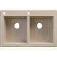 thumbnail image 1 of Transolid 33" x 22" Top Mount Radius Granite Kitchen Sink, Available in Various Colors, 1 of 4