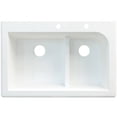 thumbnail image 1 of Transolid 33" x 22" Top Mount Radius Granite Kitchen Sink, Available in Various Colors, 1 of 4