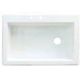 thumbnail image 1 of Transolid 33" x 22" Top Mount Radius Granite Kitchen Sink, Available in Various Colors, 1 of 4