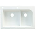 thumbnail image 1 of Transolid 33" x 22" Top Mount Radius Granite Kitchen Sink, Available in Various Colors, 1 of 4