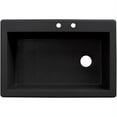 thumbnail image 1 of Transolid 33" x 22" Top Mount Radius Granite Kitchen Sink, Available in Various Colors, 1 of 4