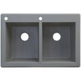 thumbnail image 1 of Transolid 33" x 22" Top Mount Radius Granite Kitchen Sink, Available in Various Colors, 1 of 4
