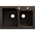 thumbnail image 1 of Transolid 33" x 22" Top Mount Radius Granite Kitchen Sink, Available in Various Colors, 1 of 4