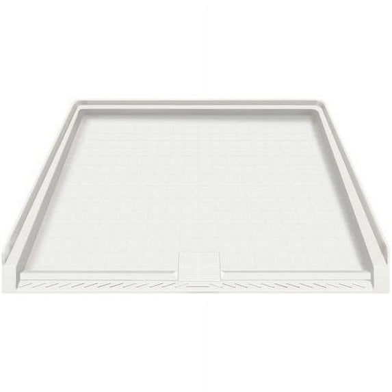 Transolid 39.5" x 37.75" Solid Surface Barrier-Free Right-Hand Shower Base, Available in Various Colors