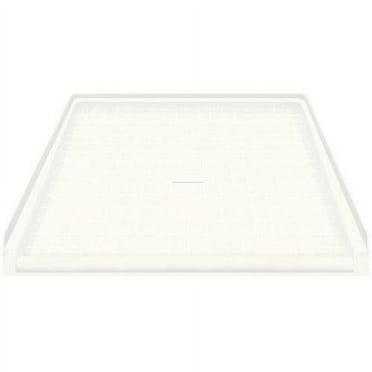 Transolid 39.5" x 37.75" Solid Surface Barrier-Free Shower Base, Available in Various Colors
