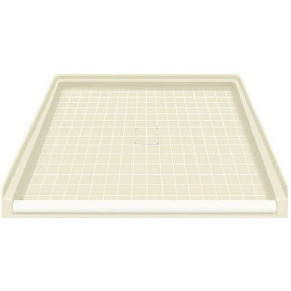 Transolid 39.5" x 37.75" Solid Surface Barrier-Free Shower Base, Available in Various Colors