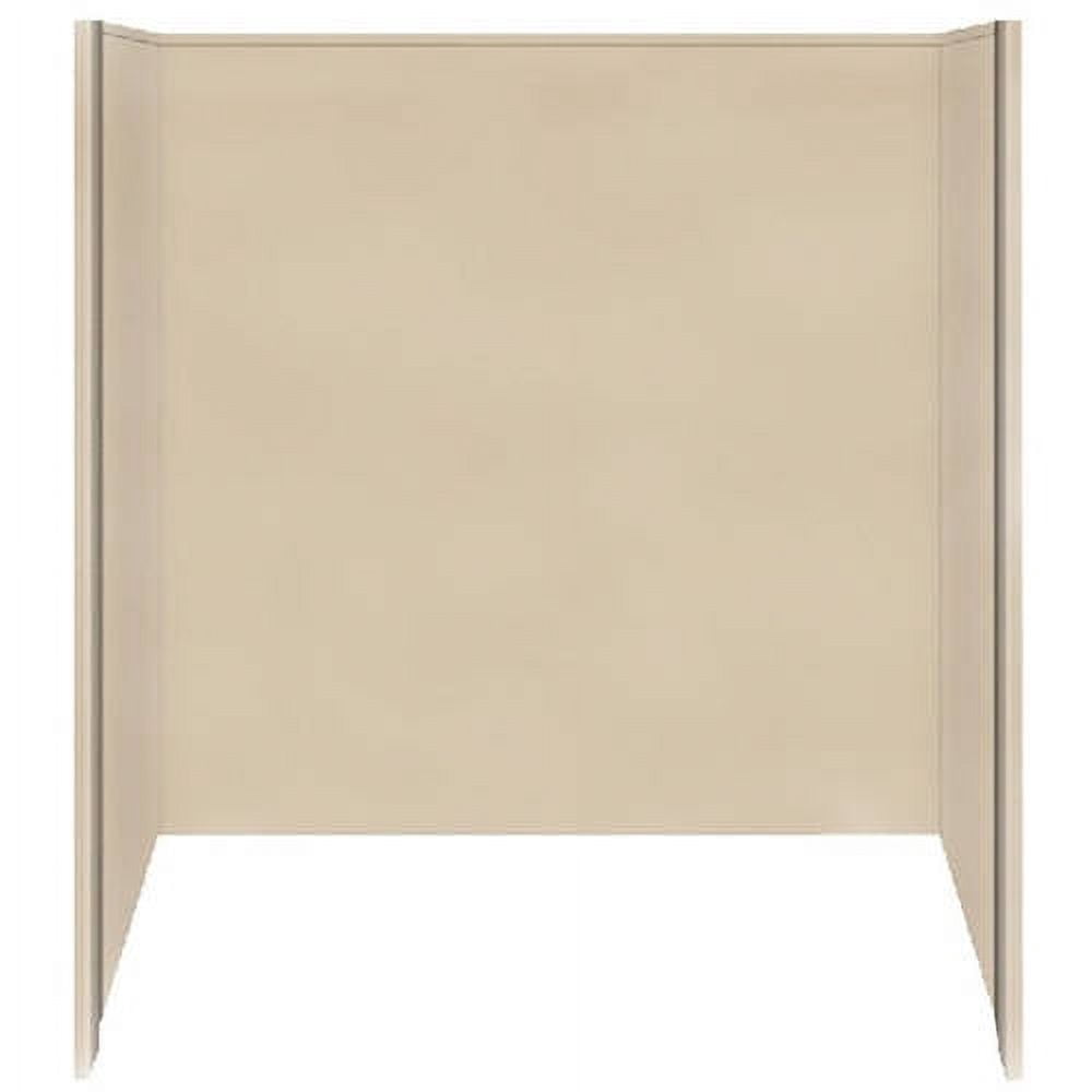 Transolid 60" x 32" x 60" Solid Surface Tub Wall Surround, Available in ...