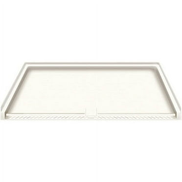 Transolid 63.5" x 37.75" Solid Surface Barrier-Free Right-Hand Shower Base, Available in Various Colors