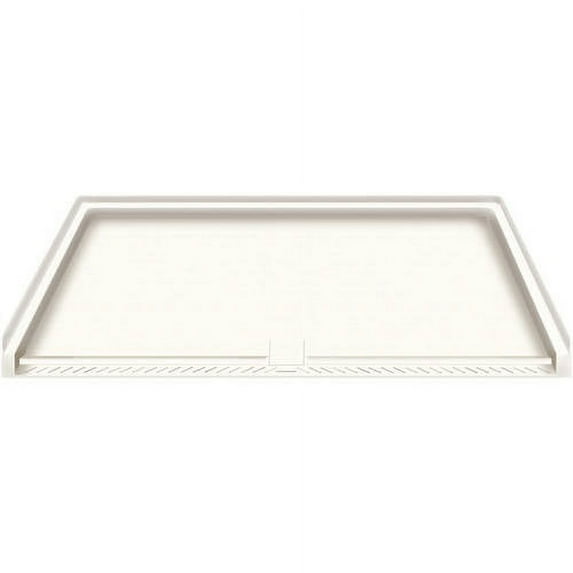 Transolid 63.5" x 37.75" Solid Surface Barrier-Free Right-Hand Shower Base, Available in Various Colors
