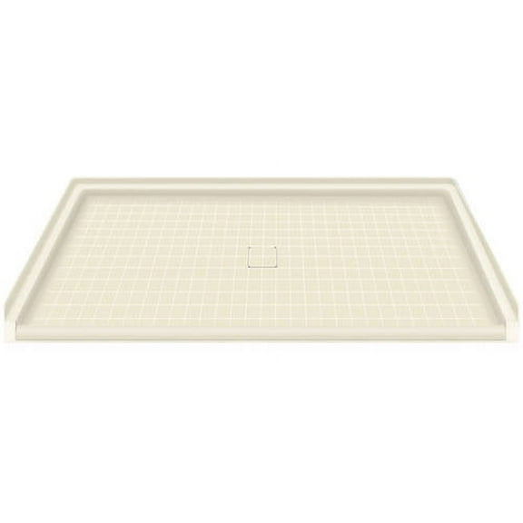Transolid 63.5" x 37.75" Solid Surface Barrier-Free Shower Base, Available in Various Colors