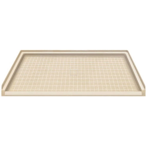 Transolid 63.5" x 37.75" Solid Surface Barrier-Free Shower Base, Available in Various Colors
