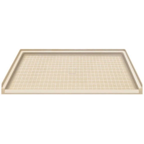 Transolid 63.5" x 37.75" Solid Surface Barrier-Free Shower Base, Available in Various Colors