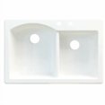 thumbnail image 1 of Transolid Aversa 33'' L x 22'' W Double Basin Drop-in Kitchen Sink, 1 of 2