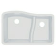 thumbnail image 1 of Transolid Aversa SilQ Granite 32-in. Undermount Kitchen Sink within White, 1 of 8