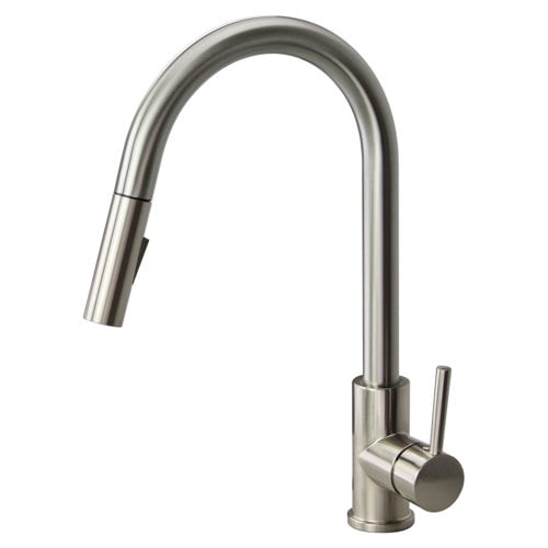 Transolid Bell'arte Pull Out Single Handle Kitchen Faucet