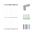 thumbnail image 1 of Transolid BRP488008C-R-PC 80" High X 48" Wide Bypass Frameless Shower Door - Chrome, 1 of 7
