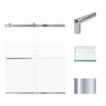 thumbnail image 1 of Transolid BRP607008F-T-PC 70" High X 60" Wide Bypass Frameless Shower Door - Chrome, 1 of 3