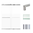 thumbnail image 1 of Transolid BRP608008F-R-PC 80" High X 60" Wide Bypass Frameless Shower Door - Chrome, 1 of 3
