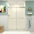 thumbnail image 1 of Transolid BYPT608010C-BK-BN Brooklyn 80" High X 60" Wide Bypass Frameless Shower Door -, 1 of 3