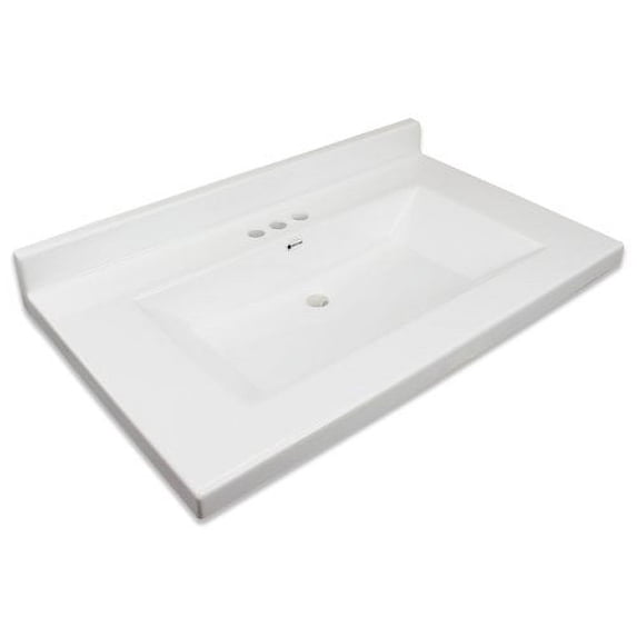 Transolid Carolina 37'' Single Bathroom Vanity Top