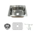 thumbnail image 1 of Transolid K-Ctsb25228-4 Classic 25" Drop In Single Basin Stainless Steel Kitchen Sink -, 1 of 5