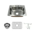 thumbnail image 1 of Transolid K-Ctsb25228-3 Classic 25" Drop In Single Basin Stainless Steel Kitchen Sink -, 1 of 5