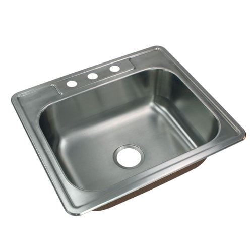 Transolid Classic 25'' L x 22'' W Drop-in Kitchen Sink