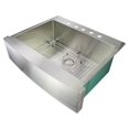 thumbnail image 1 of Transolid Diamond 30'' x 25'' Dual Mount Kitchen Sink, 1 of 7