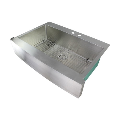 Transolid Diamond 36''L x 26''W Dual Mount Kitchen Sink